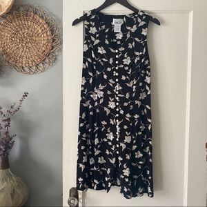 Vintage floral print dress